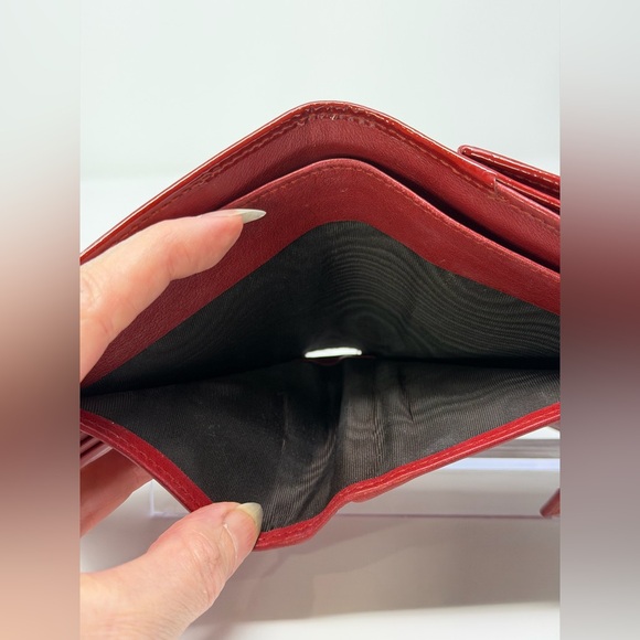 Gucci Red Guccisima Patent Leather Wallet FULL INCLUSION - Picture 10 of 11
